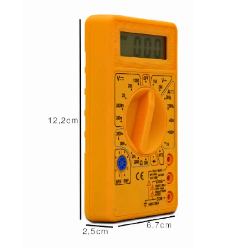 Multímetro Digital Profissional com Cabo Multi Teste