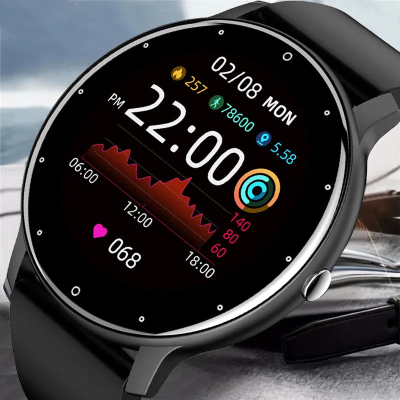 SmartWatch Inteligente Redondo com tela HD