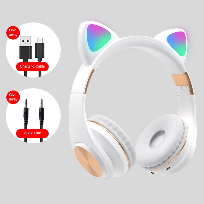 HeadSet de Gatinho Várias Cores