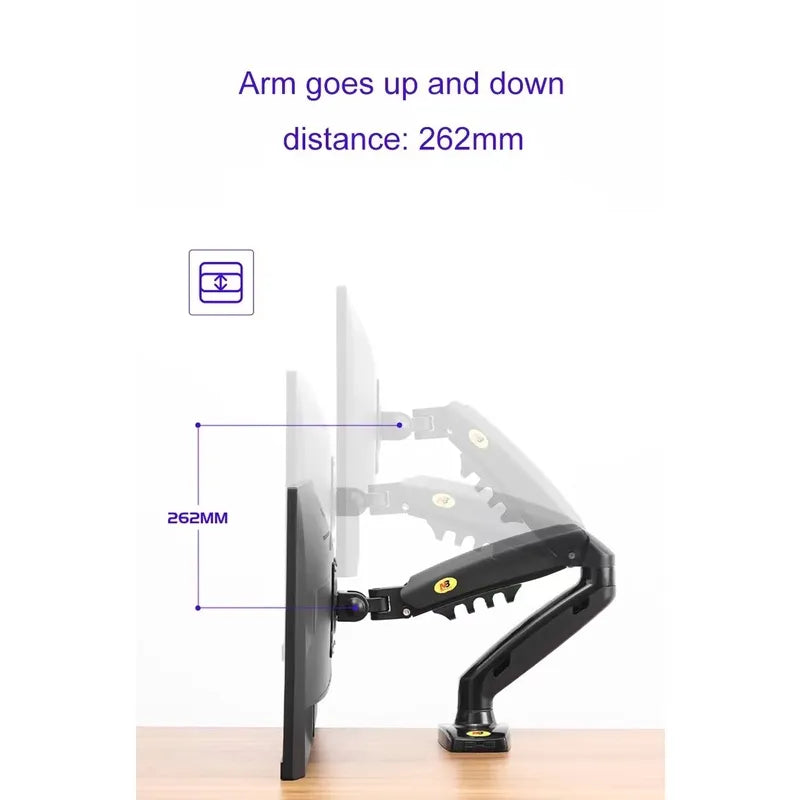 Suporte para Monitor Articulado com Ajuste de Altura