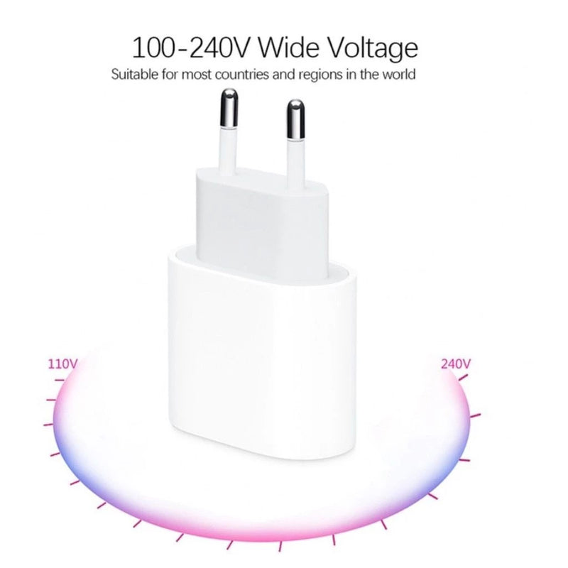 Fonte Carregadora Para Smartphone tipo c 20w