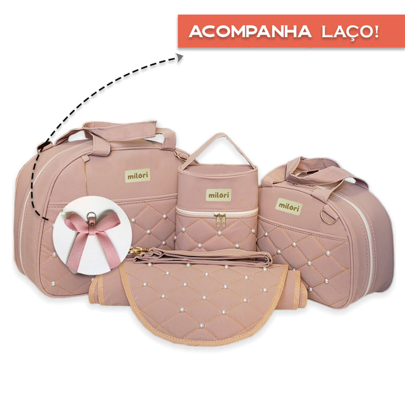 Bolsa Maternidade Kit 04 Peças Impermeável Térmico