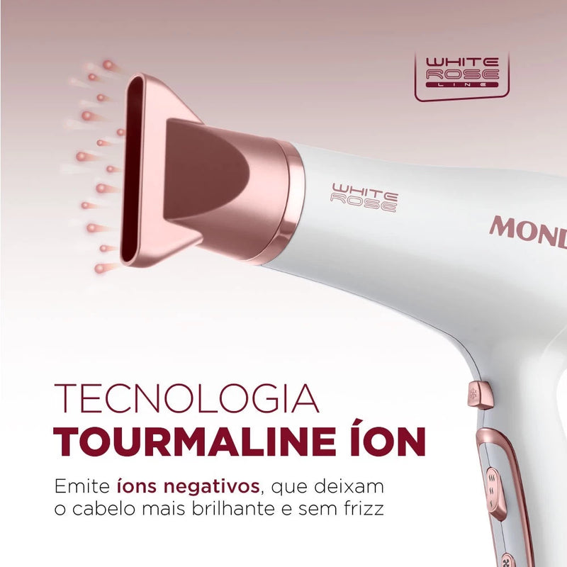 Secador De Cabelos Mondial Tourmaline Ion Potencia 2000w