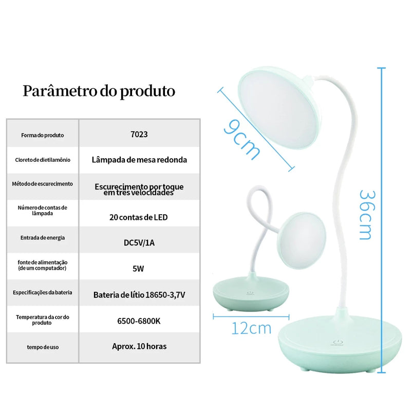 Luminária Abajur De Mesa