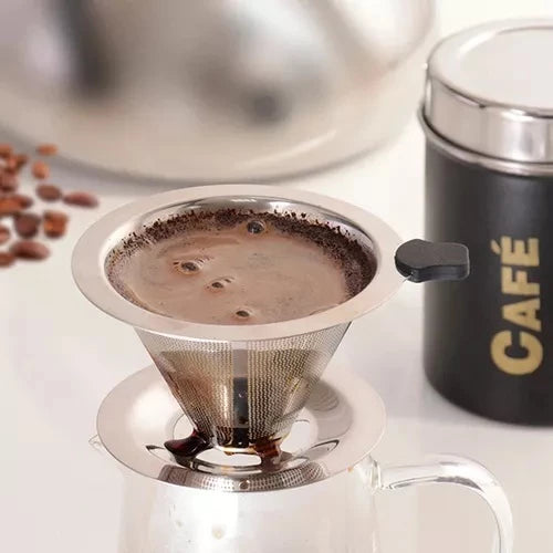 Sem Desperdício: Coador de Café em Aço Inox