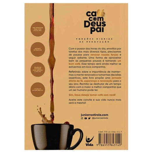 Livro Café com Deus Pai - Porções diárias de Renovação